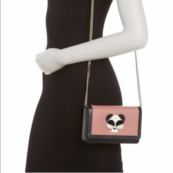 Kate spade gentle panda chain crossbody wallet - Picture 5 of 8